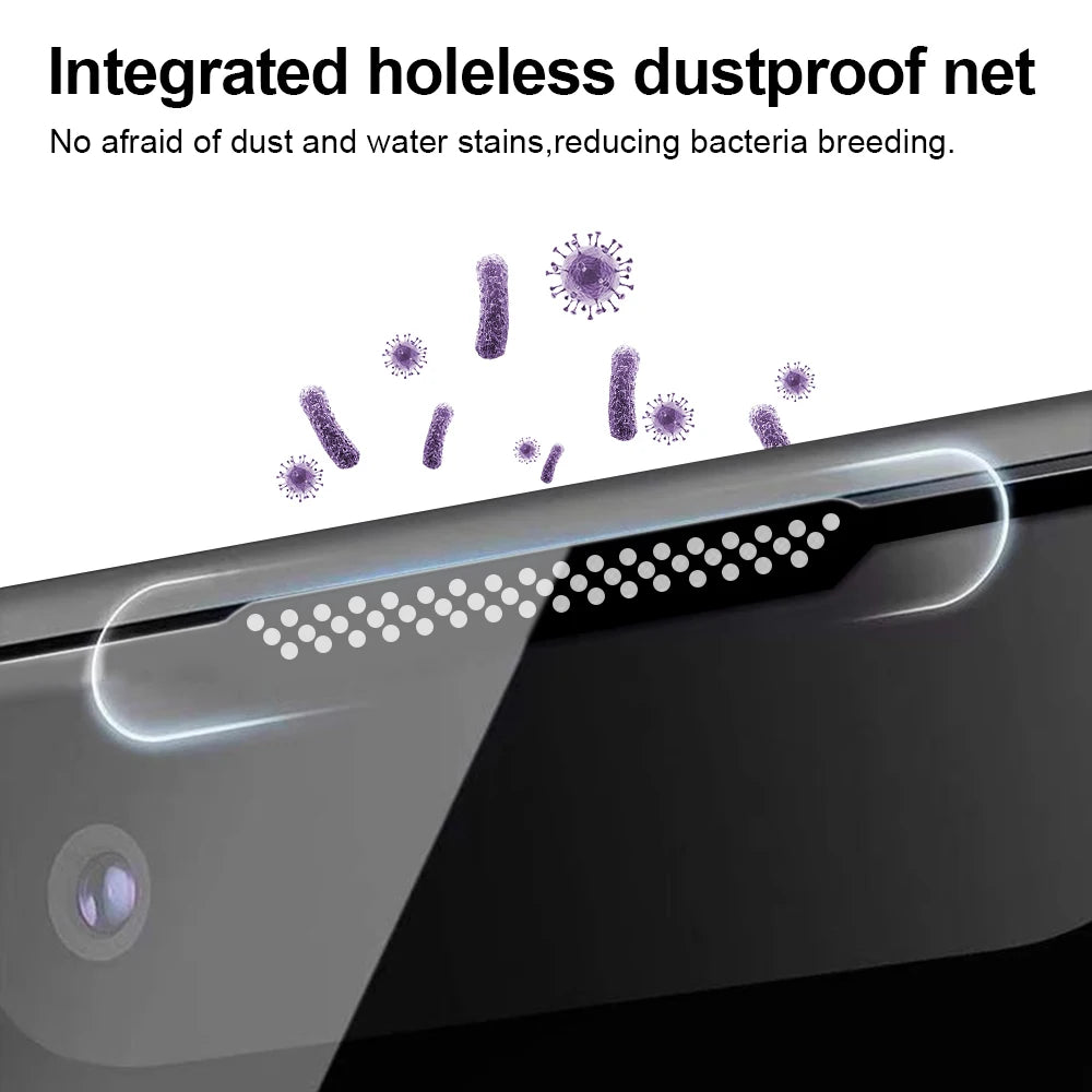 Protector de Pantalla Premium para iPhone (11–16) – Cobertura Completa y Antihuellas
