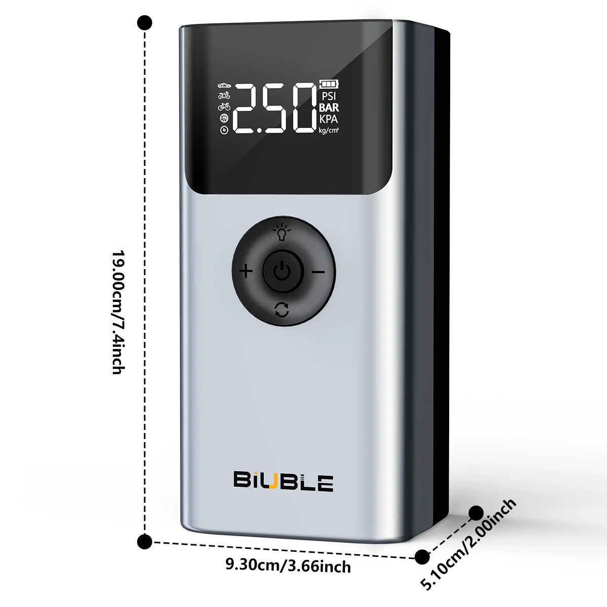 Compresor Portátil + Arrancador de Batería 4 en 1 (150 PSI / 20000 mAh)