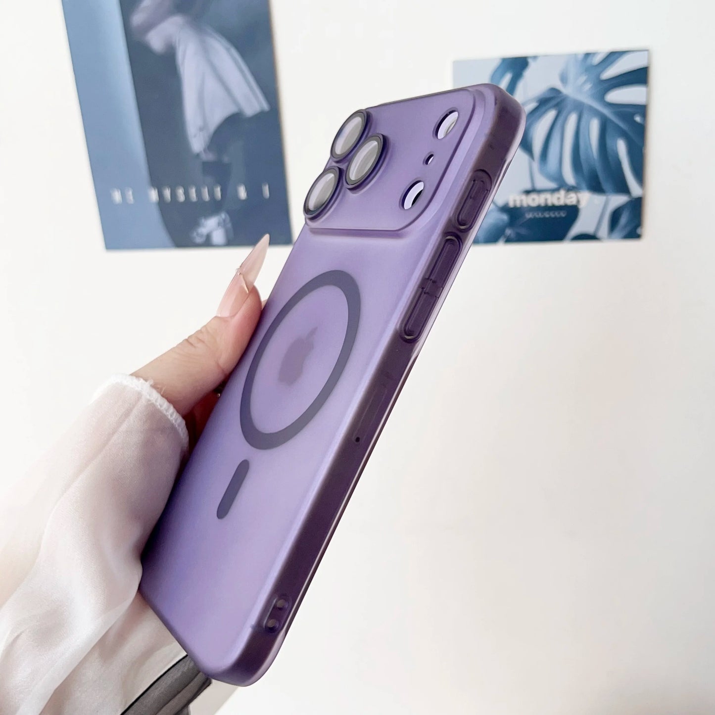 Funda Magnética Magsafe para iPhone 17 / 17 Pro / 17 Pro Max / 17 Air – Slim Transparente y Colores