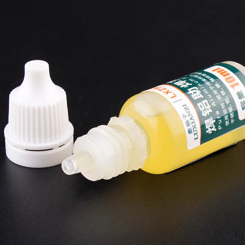 Flux Líquido para Soldadura 10ml | Seguro y Rápido para Aluminio, Acero y Cobre