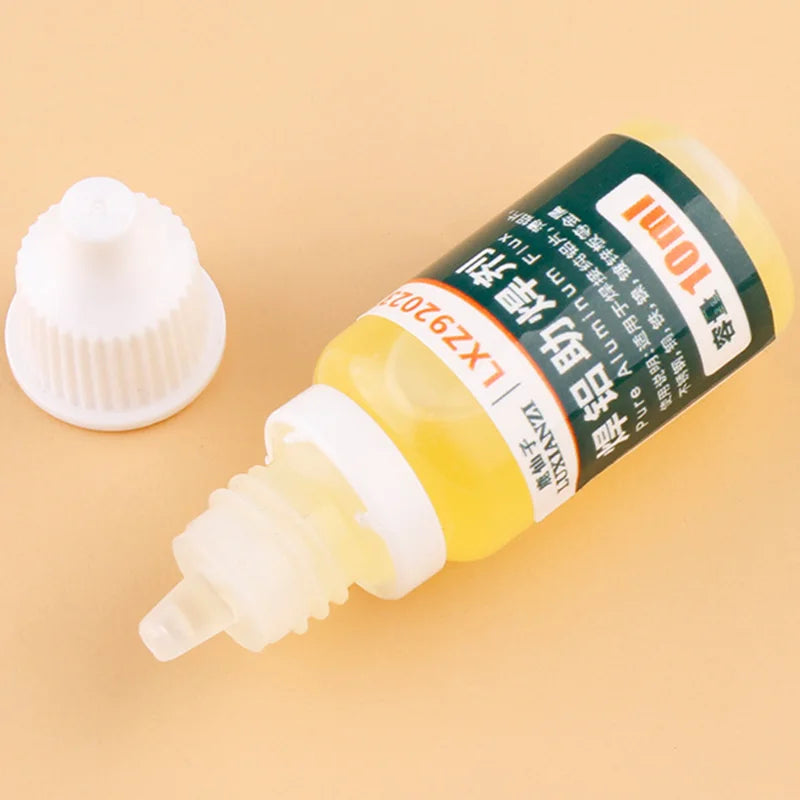 Flux Líquido para Soldadura 10ml | Seguro y Rápido para Aluminio, Acero y Cobre