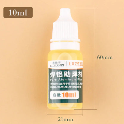 Flux Líquido para Soldadura 10ml | Seguro y Rápido para Aluminio, Acero y Cobre
