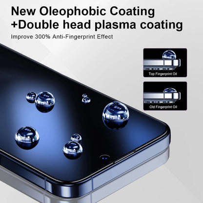 Protector de Pantalla Premium para iPhone (11–16) – Cobertura Completa y Antihuellas