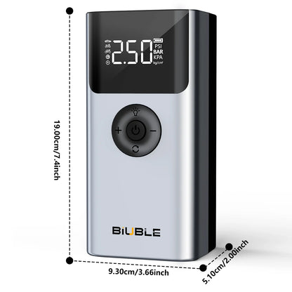 Compresor Portátil + Arrancador de Batería 4 en 1 (150 PSI / 20000 mAh)